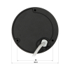 KAMERA WANDALOODPORNA IP DS-2CD2163G2-LIS2U 2.8MM BLACK PL Smart Hybrid Light AcuSense - 6 Mpx Hikvision
